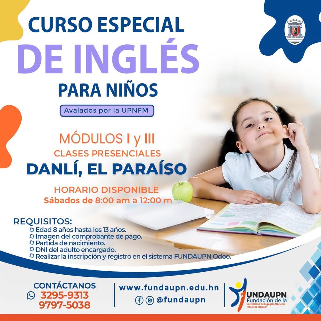 FUNDAUPN Curso de Inglés para Niños: esto necesita saber para la ...